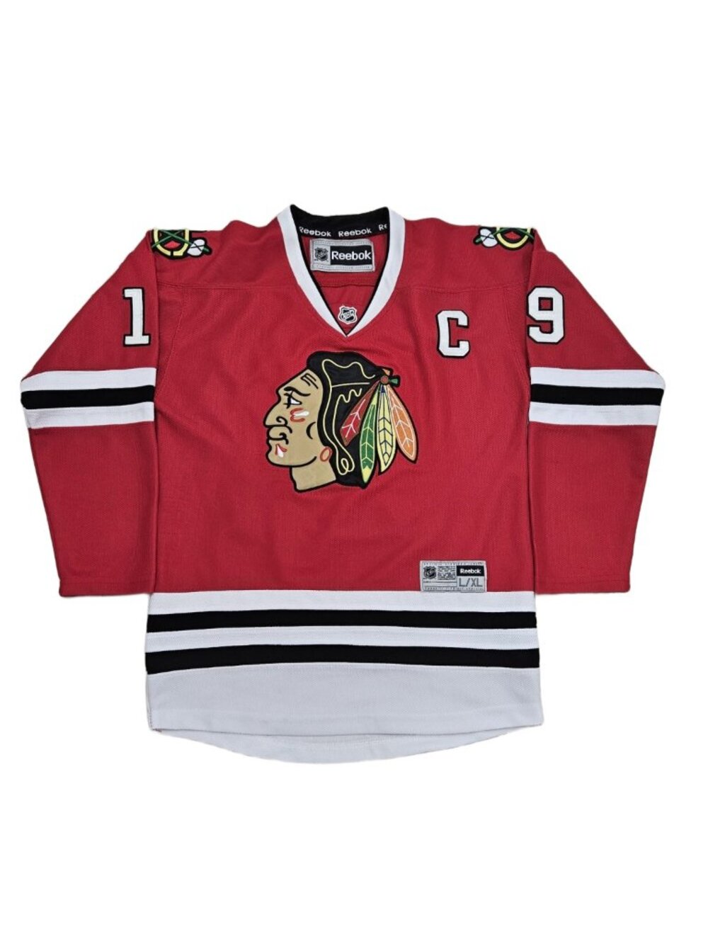 Chicago Blackhawks Jonathan Toews #19 Reebok NHL Jersey Youth L/XL